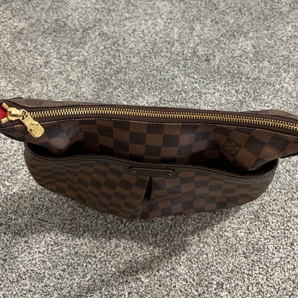 Louis Vuitton Brown Checkered Crossbody Messenger Bag - Picture 6 of 16